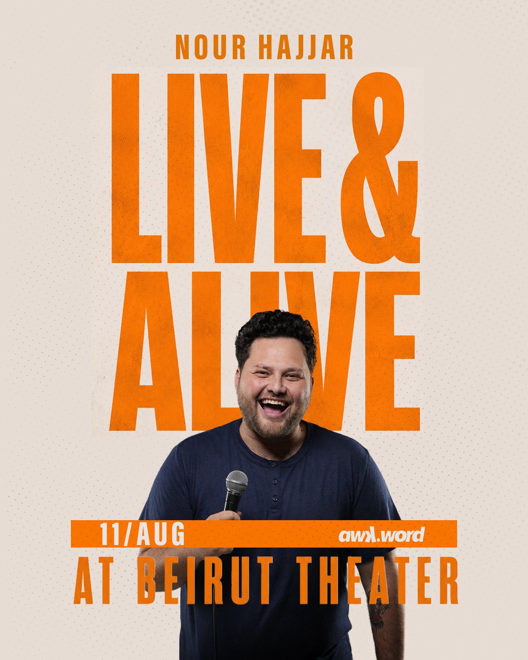 Live & Alive at Beirut Theater by Nour Hajjar